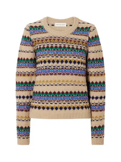 Dries Van Noten Jacquard Sweater In Multi