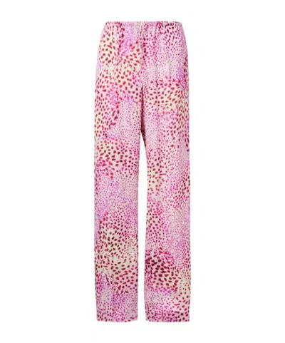 Dries Van Noten Jacquard Wide-leg Pants In Multi