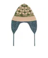 Dries Van Noten Jacquard Wool Hat In Blue