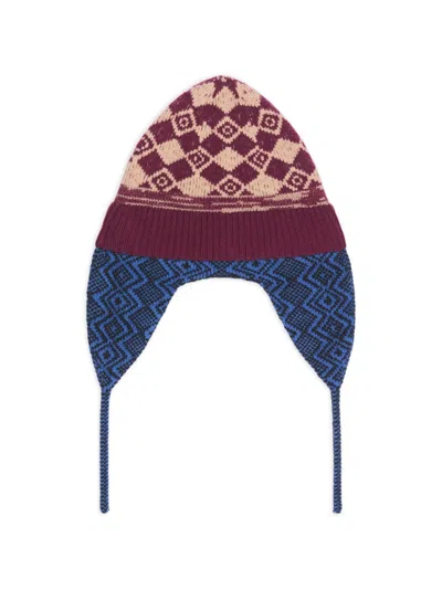 Dries Van Noten Jacquard Wool Hat In Multi