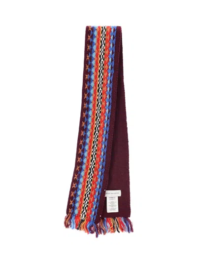Dries Van Noten Jacquard Wool Scarf In Multi