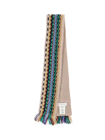 Dries Van Noten Jacquard Wool Scarf In Multi