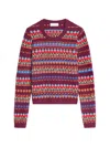 Dries Van Noten Jacquard Wool Sweater In Multi