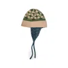 Dries Van Noten Multicolor Jacquard Wool Beanie With Earflaps In Multi