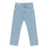 Dries Van Noten Denim Trousers With Belt Loops In Blue