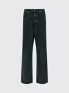 Dries Van Noten Wide-leg Denim Trousers Five Pocket Style In Animal Print