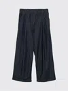Dries Van Noten Wide Leg Denim Trousers And Pockets In Blue