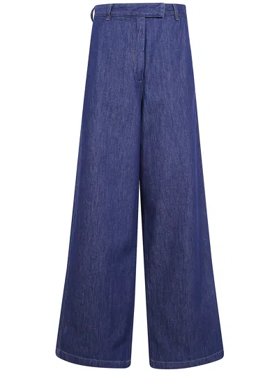 Dries Van Noten Jeans Mid Weight Denim "penn" In Blue