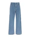 Dries Van Noten Jeans Dalla Gamba Ampia Pickerby In Denim Uomo In Blue