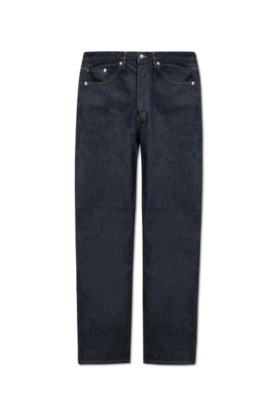 Dries Van Noten Jeans With Straight Legs In Indigo