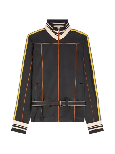 Dries Van Noten Jersey Track Jacket In Black