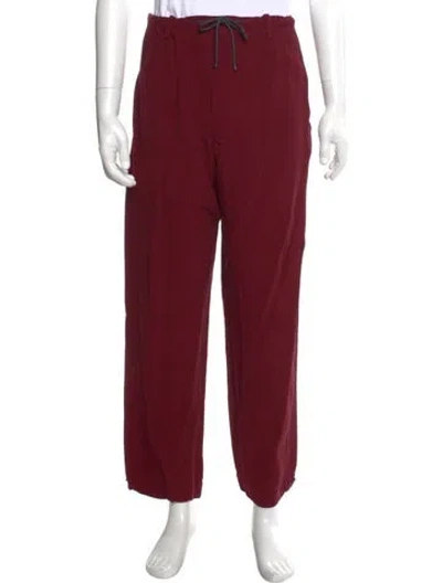 Pre-owned Dries Van Noten Joggers In Red