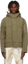 Dries Van Noten Khaki Flap Pocket Jacket In 805 Dust