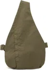 Dries Van Noten Khaki One Shoulder Vest Bag In 805 Dust