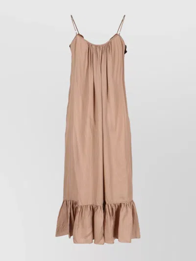 DRIES VAN NOTEN KNEE LENGTH DRESS SPAGHETTI STRAPS