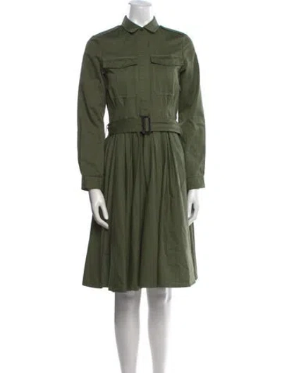 Pre-owned Dries Van Noten Knee-length Dress In Green