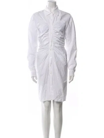 Pre-owned Dries Van Noten Knee-length Dress In White