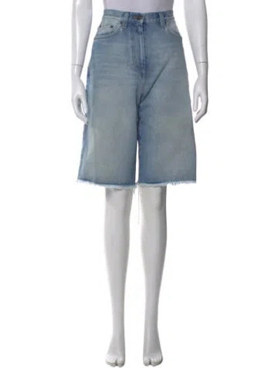 Pre-owned Dries Van Noten Knee-length Shorts In Blue