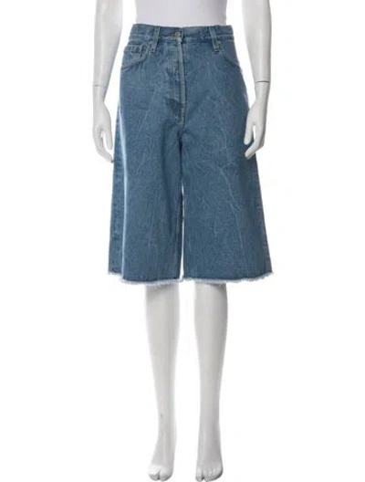 Pre-owned Dries Van Noten Knee-length Shorts In Blue