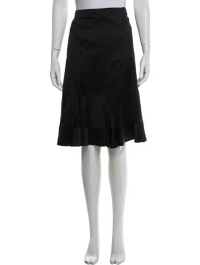 Pre-owned Dries Van Noten Knee-length Skirt In Black