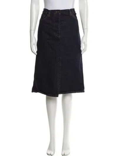 Pre-owned Dries Van Noten Knee-length Skirt In Blue