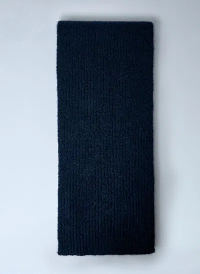 Dries Van Noten Knit Scarf In Blue