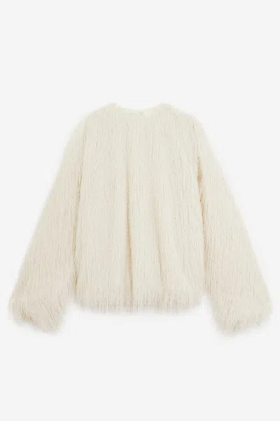 Dries Van Noten Long Sleeved Top In White