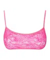 Dries Van Noten Lace Detailed Strapped Bra In Pink