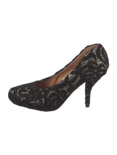 Pre-owned Dries Van Noten Lace Lace Pattern Pumps In Multi