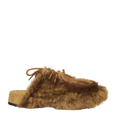 Dries Van Noten Slip-on Mules In Brown