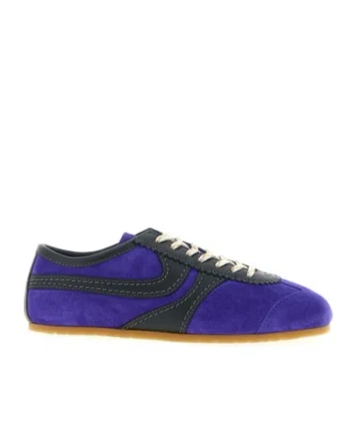 Dries Van Noten Lace-up Sneakers In Blue