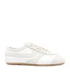 Dries Van Noten Leather Sneakers With Suede Inserts Shoes In White