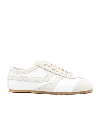 Dries Van Noten Lace-up Sneakers In White