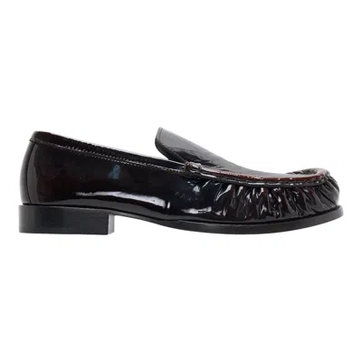 Dries Van Noten Lambskin Loafers In Black