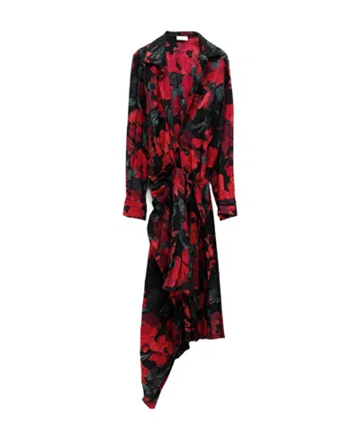 Dries Van Noten Lapel Dress In Black