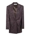 Dries Van Noten Lapel Jacket In Black