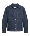 Dries Van Noten Lapel Long Sleeve Casual Jacket In Blue