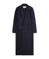 Dries Van Noten Lapel Long Sleeve Coat In Black