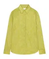 Dries Van Noten Green Shirt With Baroque Pattern In Green