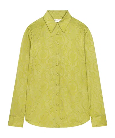 DRIES VAN NOTEN LAPEL LONG SLEEVE SHIRT