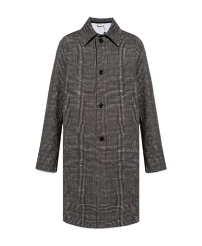 Dries Van Noten Lapel Long-sleeved Coat In Black