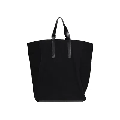 Pre-owned Dries Van Noten Large Canvas Tote Bag 'black' | Men's Size Onesize
