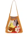Dries Van Noten Large Floral-print Tote Bag In Yellow
