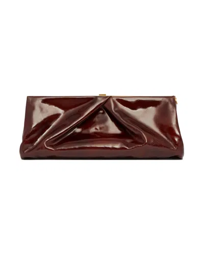 Dries Van Noten Large Leather Clutch Bag