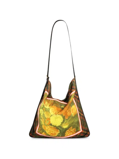 Dries Van Noten Large Scarf Bag In Multi