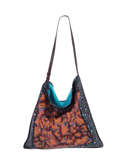 Dries Van Noten Large Shoulder Bag "scarf" In Multi