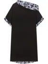 Dries Van Noten Layered Mini Dress In Black