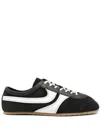 Dries Van Noten Sneakers In Pelle Scamosciata Nera  Donna