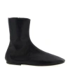 Dries Van Noten Women Leather Ankle Boots In Black