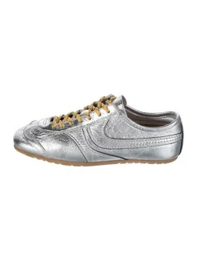 Pre-owned Dries Van Noten Leather Athletic Sneakers